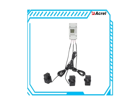 Medidor de energía trifásico DIN Rail
